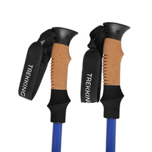 Cargar imagen en el visor de la galería, Bastones de Trekking Aluminio Azul (2 UNIDADES)