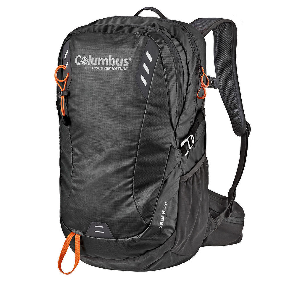 Mochila Columbus Creek 25 Negra Con RAIN COVER