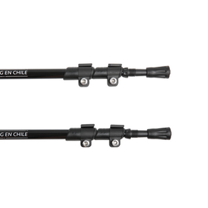 Bastones de Trekking Aluminio Negro (2 UNIDADES)