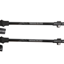Cargar imagen en el visor de la galería, Bastones de Trekking Aluminio Negro (2 UNIDADES)
